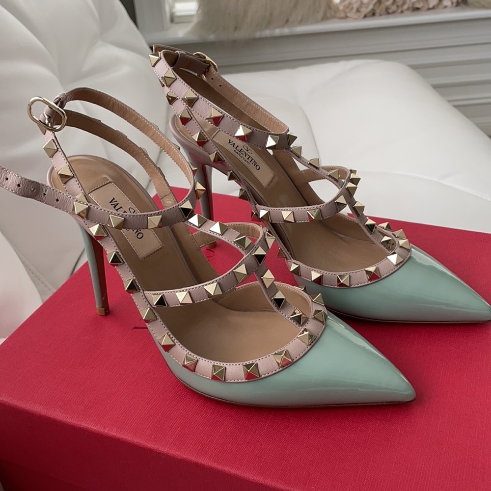 Valentino Garavani Rockstud Slingback Size 37